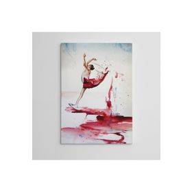 Dekolata VK4275-4190 Şarap Ve Balerin 100x140 cm Kanvas Tablo