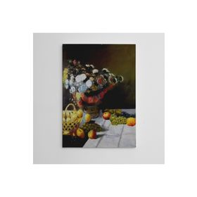Dekolata VK4645-7583 Meyveler Ve Sebzeler Yağlıboya Reprodüksiyon 100x140 cm Kanvas Tablo