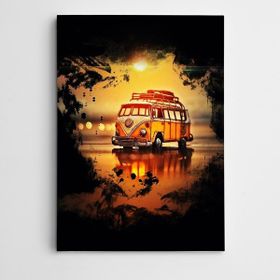 Dekolata Wolkswagen Modern Sanat 50x70 cm Kanvas Tablo