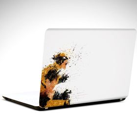 Dekolata Wolwerine Sarı 37x26 cm Laptop Sticker