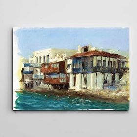 Dekolata Yalılar 40x60 cm Kanvas Tablo