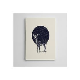 Dekolata Yavru Ceylan Mini 50x70 cm Kanvas Tablo