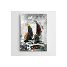 Dekolata Yelkenliler 85x120 cm Kanvas Tablo