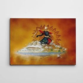 Dekolata Yeniçeri 25x35 cm Kanvas Tablo