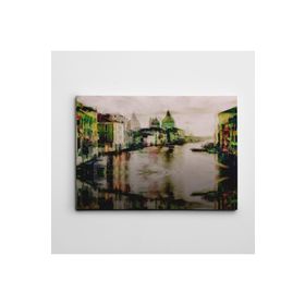 Dekolata Yeşil Şehir 25x35 cm Kanvas Tablo