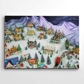Dekolata Yılbaşı 70x100 cm Kanvas Tablo