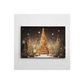 Dekolata Yılbaşı Ağacı 40x60 cm Kanvas Tablo