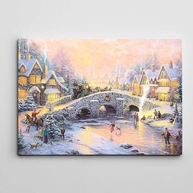 Dekolata Yılbaşı Akşamı 35x50 cm Kanvas Tablo