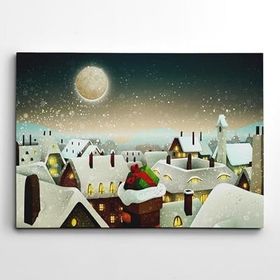 Dekolata Yılbaşı Gecesi 2 35x50 cm Kanvas Tablo
