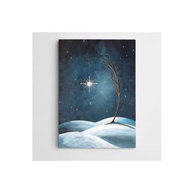 Dekolata Yıldızlı Gece 70x100 cm Kanvas Tablo