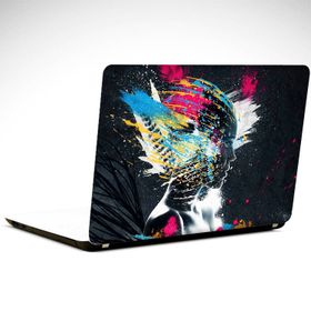 Dekolata Yüz Renkler 34x24 cm Laptop Sticker