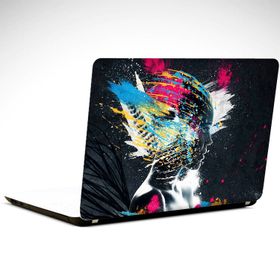 Dekolata Yüz Renkler 35x26 cm Laptop Sticker