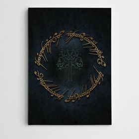 Dekolata Yüzüklerin Efendisi 20x30 cm Kanvas Tablo