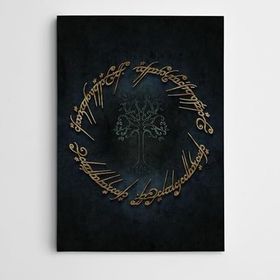 Dekolata Yüzüklerin Efendisi 25x35 cm Kanvas Tablo