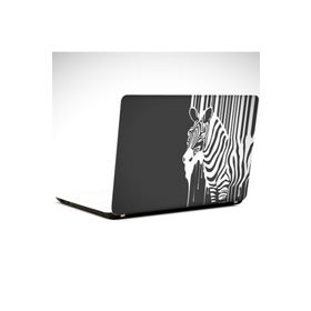 Dekolata Zebra Siyah Beyaz 38x27 cm Laptop Sticker
