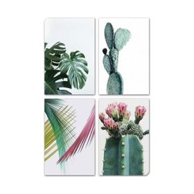Dekolia By Foresta Concept DKH082 Lazer Kesimli 4 lü 15x23 cm Mdf Tablo