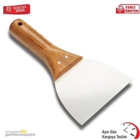 Dekor 0078 8 cm Yay Çeliği Ahşap Saplı Macun Ispatulası