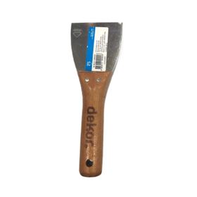 Dekor 0078 8 cm Yay Çeliği Ahşap Saplı Macun Ispatulası