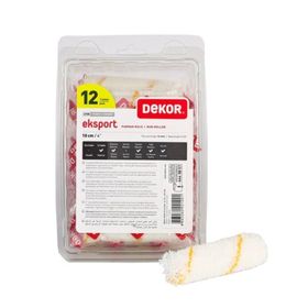 Dekor 10 cm 12'li Export Saten Parmak Rulo Yedeği Paket