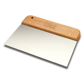 Dekor 17 cm Geniş Ahşap Saplı Spatula