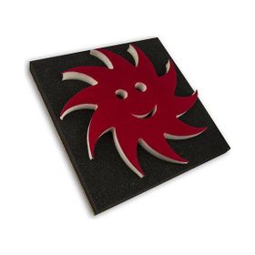 Dekor 20x14 cm Desen Aparatı Büyük Güneş Baskısı