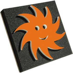 Dekor 20x14 cm Desen Aparatı Büyük Güneş Baskısı