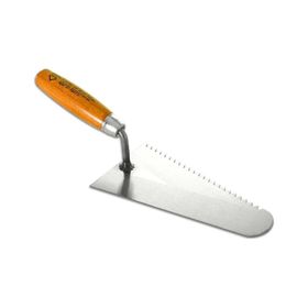 Dekor 22 cm Ahşap Sap Beyaz Tuğla Malası