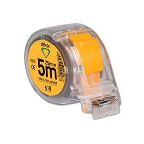 Dekor 25 mm 5 mt Şerit Metre Şeffaf