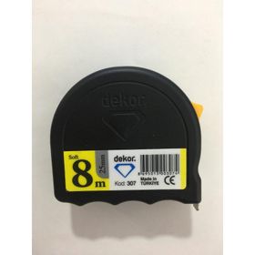 Dekor 307 Siyah 8 mtx25 mm Şerit Metre