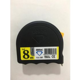 Dekor 307 Siyah 8 mtx25 mm Şerit Metre