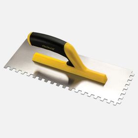 Dekor 35 cm 12x12 Diş Açık Plastik Sap Paslanmaz Seramik Malası