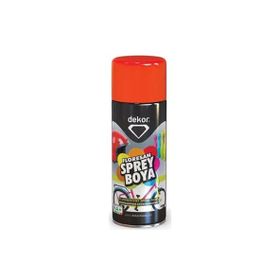 Dekor 400 ml Floresan 672 Koyu Kırmızı Akrilik Sprey Boya