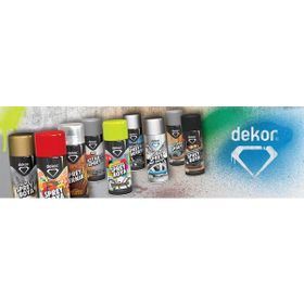 Dekor 400 ml Floresan 672 Koyu Kırmızı Akrilik Sprey Boya