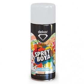 Dekor 400 ml Mat Beyaz Akrilik Efektli Sprey Boya