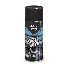 Dekor 400 ml Metalik Siyah Akrilik Efektli Sprey Boya