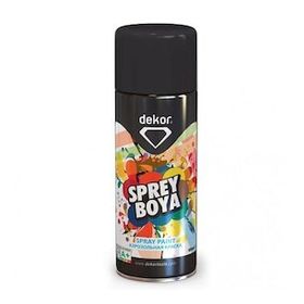 Dekor 400 ml Parlak Siyah Akrilik Efektli Sprey Boya