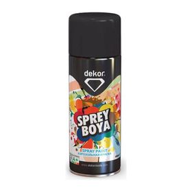 Dekor 400 ml Parlak Siyah Akrilik Efektli Sprey Boya