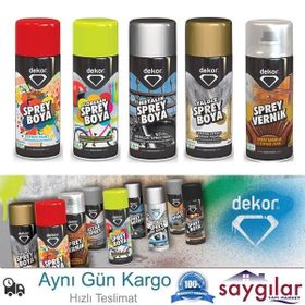 Dekor 400 ML RAL9005 Parlak Siyah Sprey Boya
