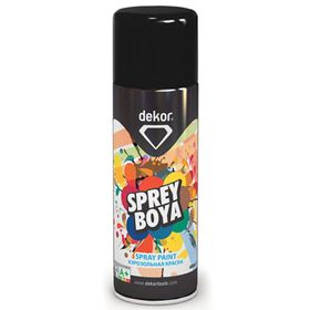 Dekor 400 ML RAL9005 Parlak Siyah Sprey Boya