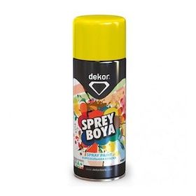 Dekor 400 ml Taksi Sarısı Akrilik Efektli Sprey Boya