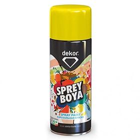 Dekor 400 ml Taksi Sarısı Akrilik Efektli Sprey Boya