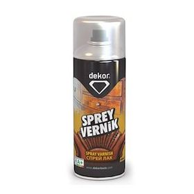 Dekor 400 ml Tüm Yüzeyler İçin Sprey Parlak Vernik