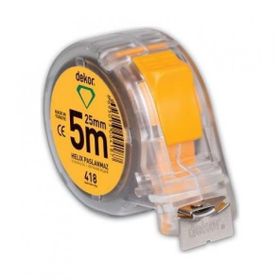 Dekor 419 8 m x 25 mm Helix Paslanmaz Şerit Metre