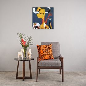 Dekor 462 40 cm 10x10 Ahşap Saplı Seramik Malası