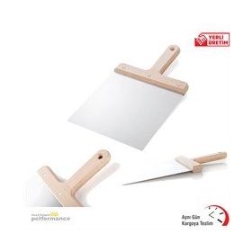Dekor Ahşap Saplı 18 cm Yay Çeliği Macun Küreği