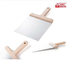 Dekor Ahşap Saplı 18 cm Yay Çeliği Macun Küreği