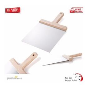 Dekor Ahşap Saplı 18 cm Yay Çeliği Macun Küreği