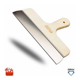 Dekor Ahşap Saplı Yay Çeliği 25 cm Eğri Saplı Ispatula
