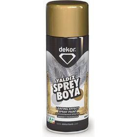 Dekor Altın Yaldız 400 ml Akrilik Efektli Sprey Boya