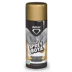 Dekor Altın Yaldız 400 ml Akrilik Efektli Sprey Boya